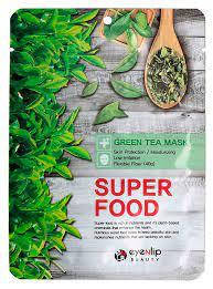 

Тканевая маска с экстрактом зеленого чая Eyenlip Super Food Green Tea Mask