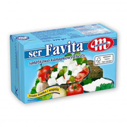 

Сыр Мягкий Ser Favita Фета Mlekovita 270 г Польша