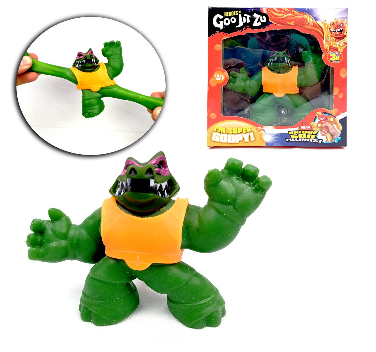 

Игрушка-растяжка 12см , Фигурка Гуджитсу Рок Джо "GooJitZu"