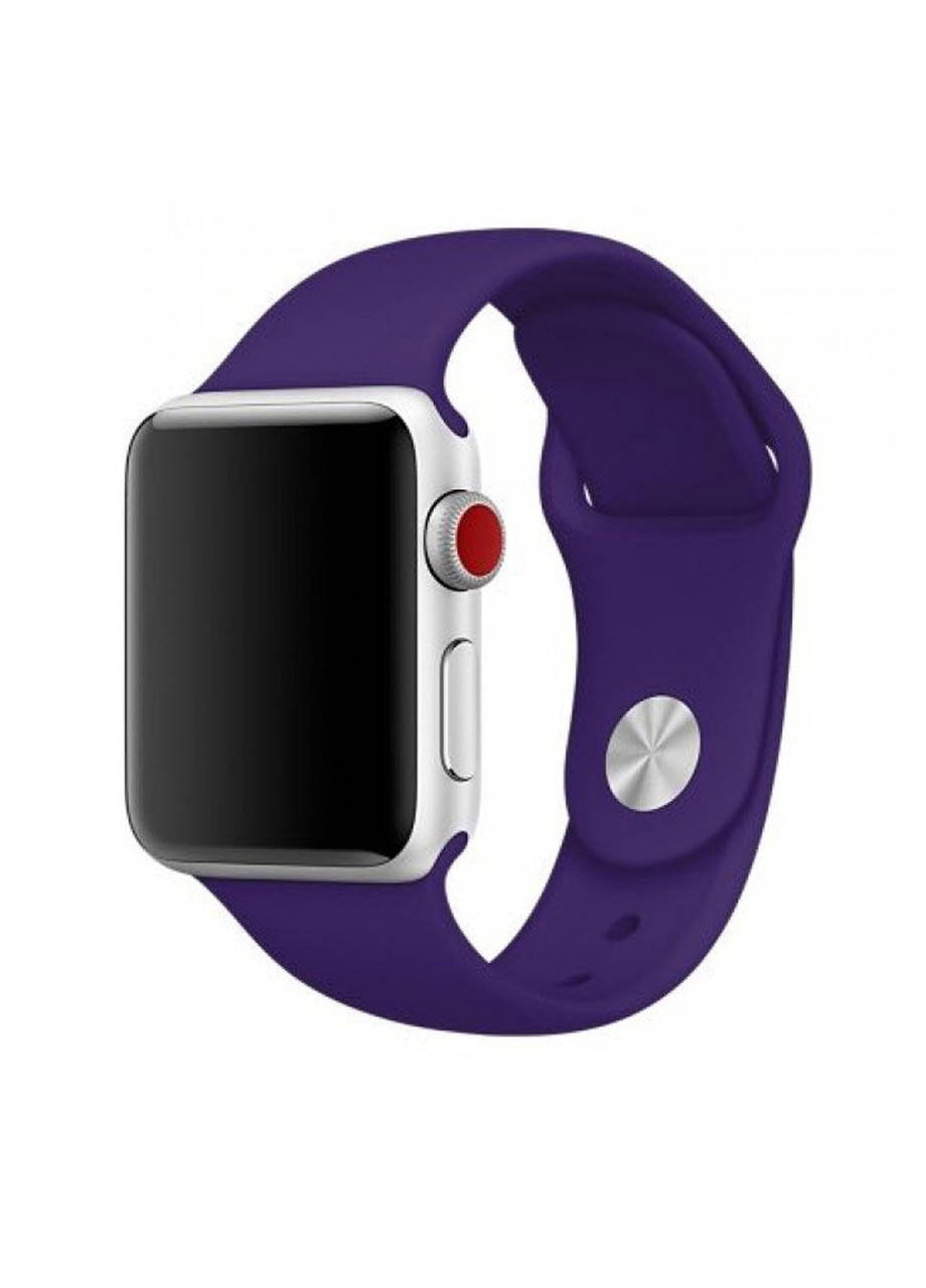 

Ремешок Sport Band для Apple Watch 38/40mm силиконовый фиолетовый спортивный ARM Series 5 4 3 2 1 Ultra Violet