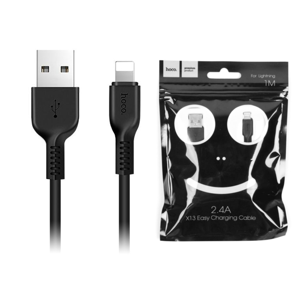 

Кабель Lightning Hoco X13 Easy Charge 1м (2.4A)