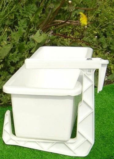 

Кашпо балконный 80см Белый