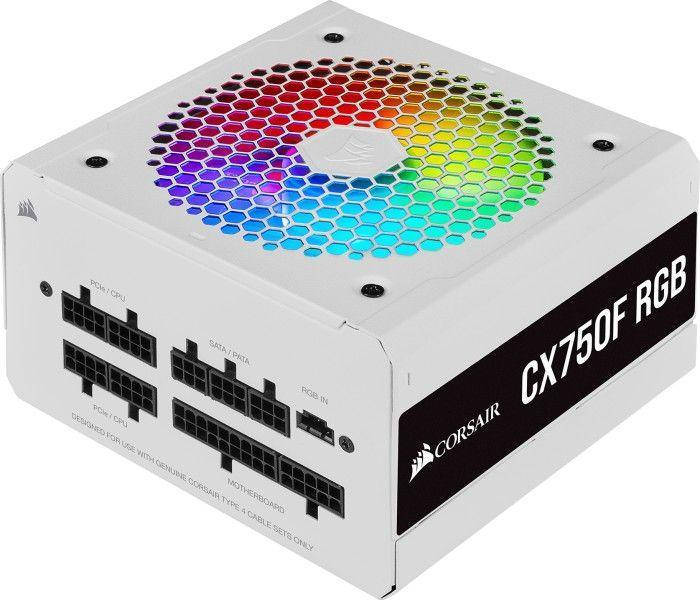 

Блок питания Corsair CX750F RGB White (CP-9020227)