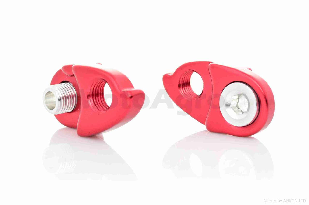 

Серьга (петух) заднего переключателя велосипеда #WG-002 (красная)