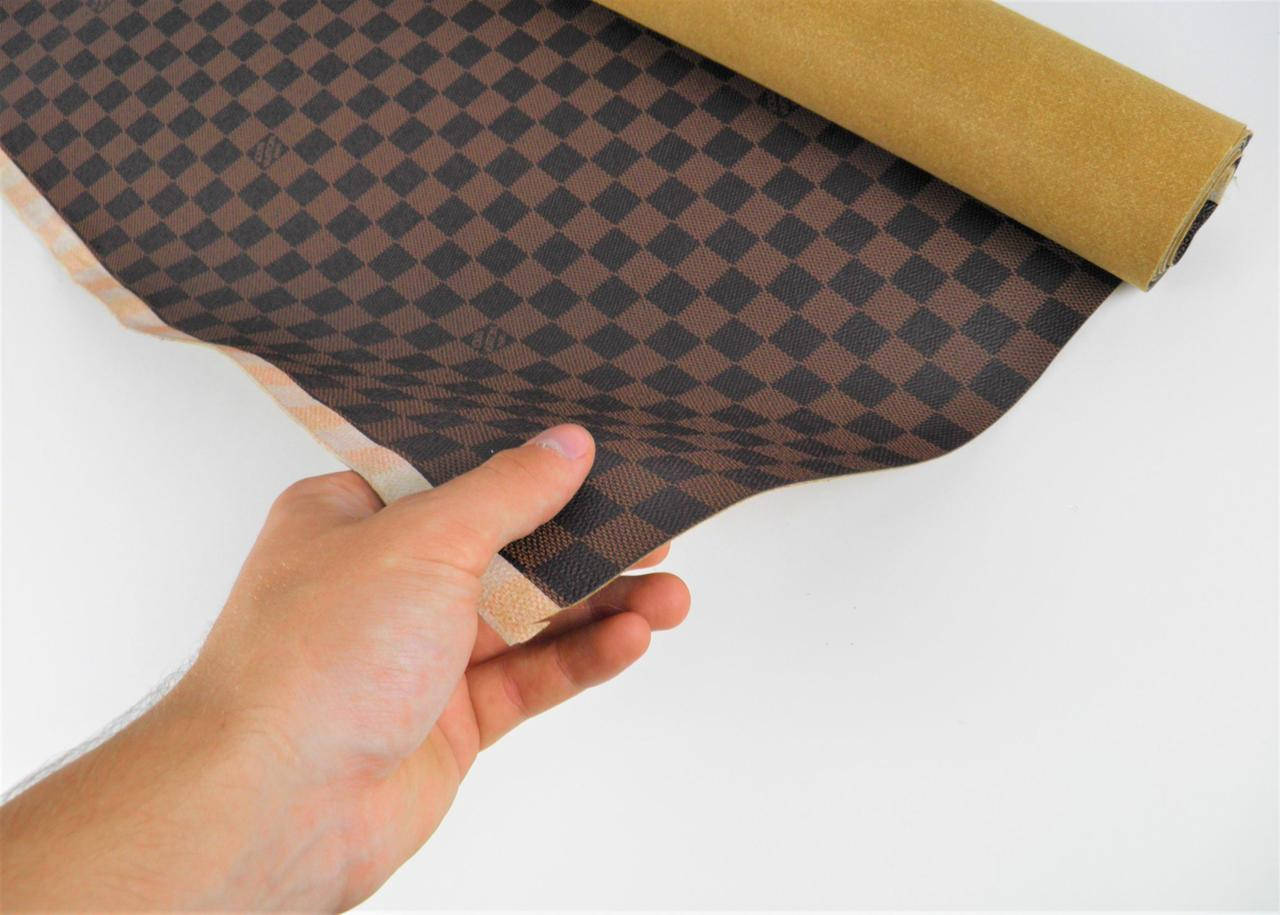 

Кожзаменитель на тканевой основе Луи Виттон ( Louis Vuitton ), Коричневый