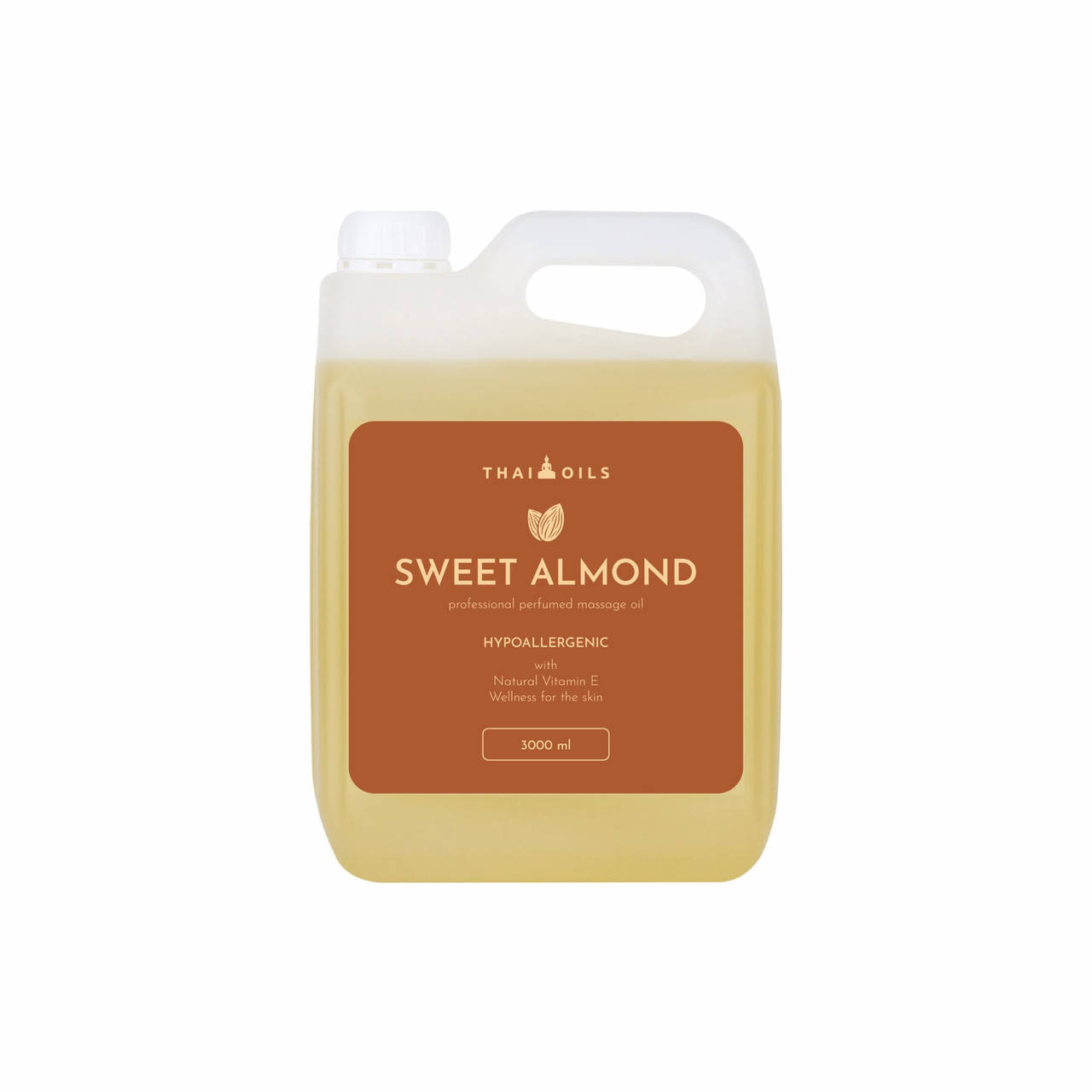 

Профессиональное кокосовое массажное масло «Thai Oils» «Sweet almond» 3000 ml