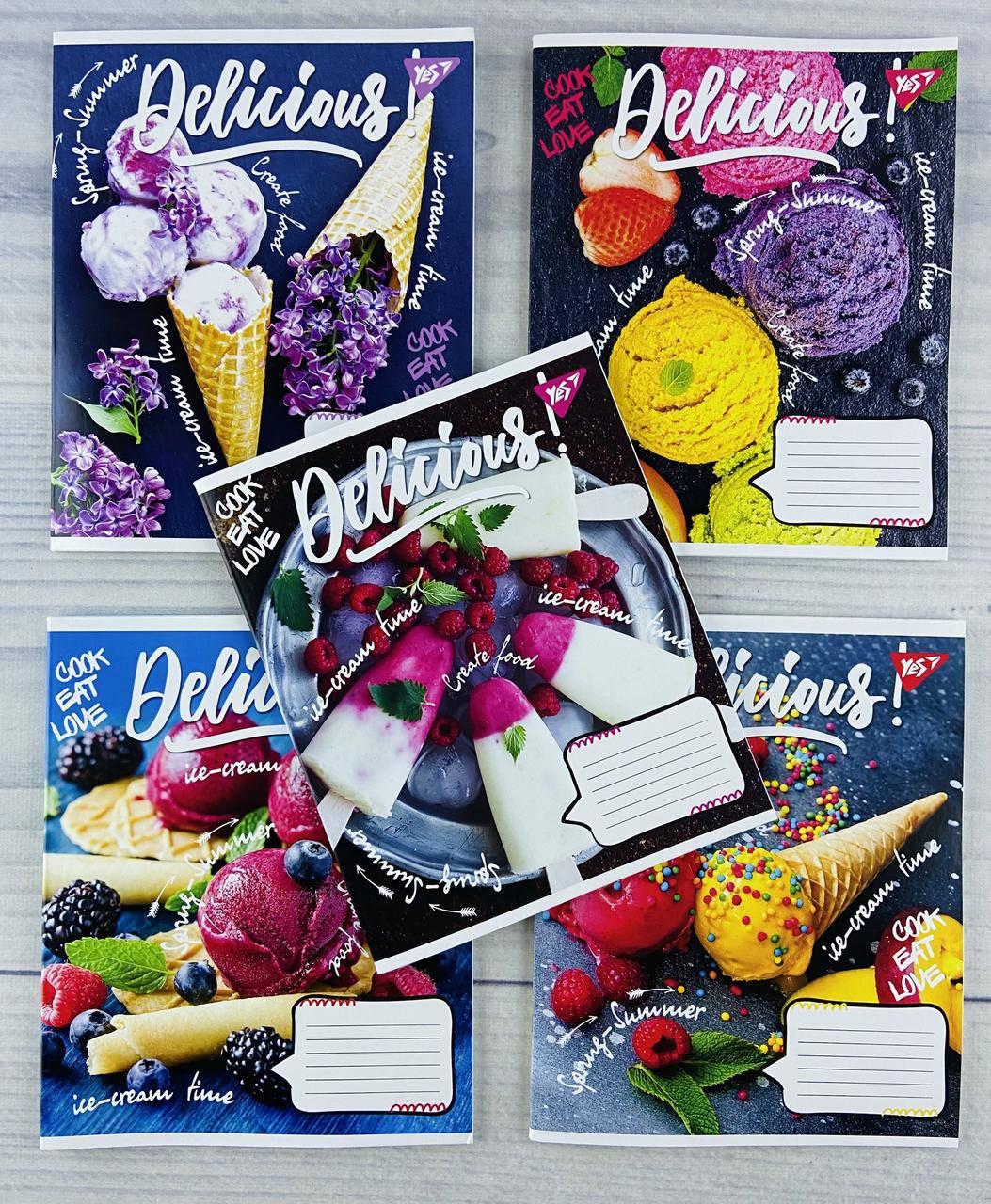 

Тетрадь на 18 листов в линию Delicious №765518 28201Ф 1 вересня Україна