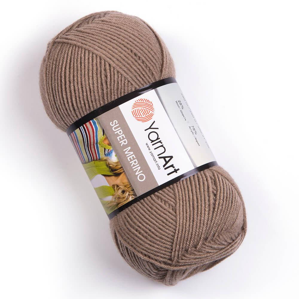 

Yarnart Super Merino № 257 темный беж