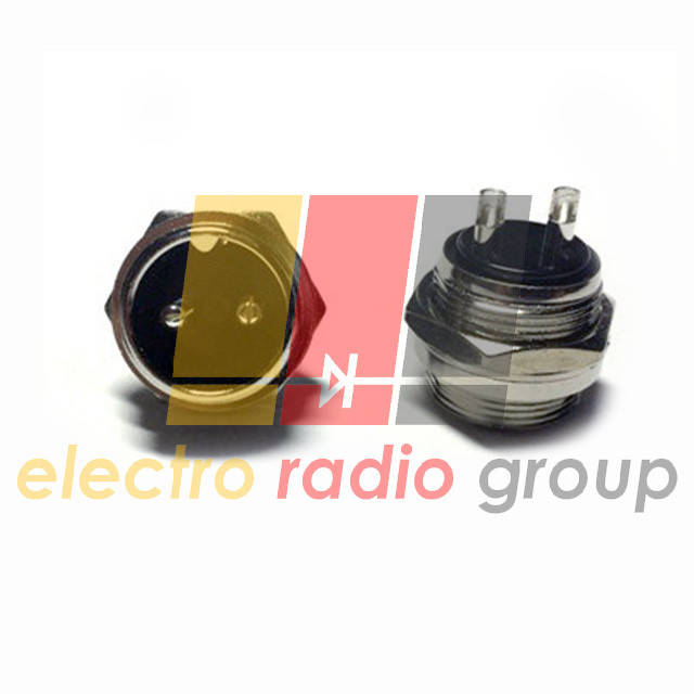 

Разъём MIC 332 big, "штекер", монтажный, 2pin, диам.-20мм