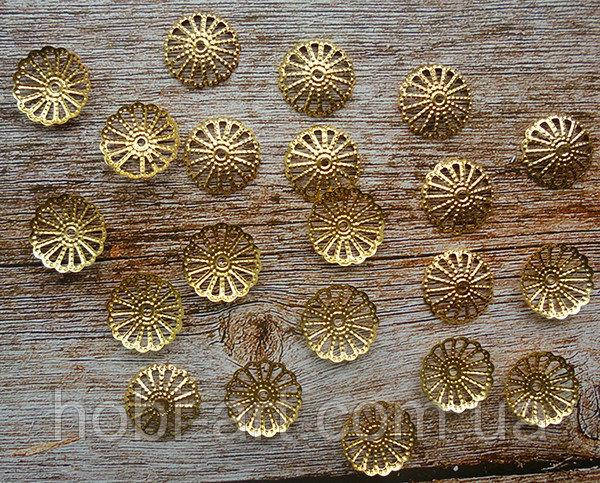 

Обниматель бусин № 23 (OG-071), 15мм (колір золота)