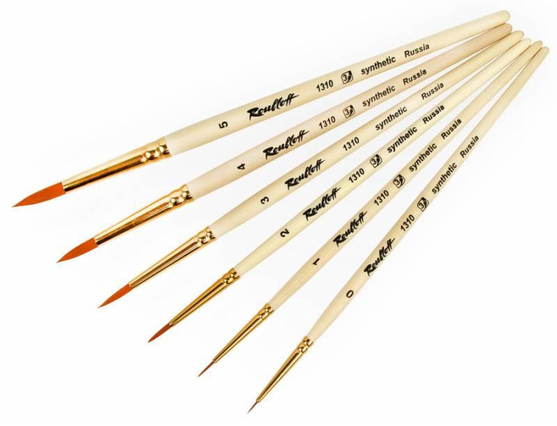 

Кисть - Roubloff синтетика круглая 1310 к.р.