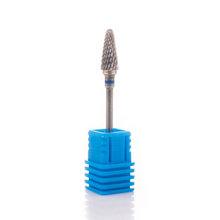 

Фреза твердосплавная Nail Drill для снятия гель-лака (Кукуруза) 092 02 (синяя насечка)