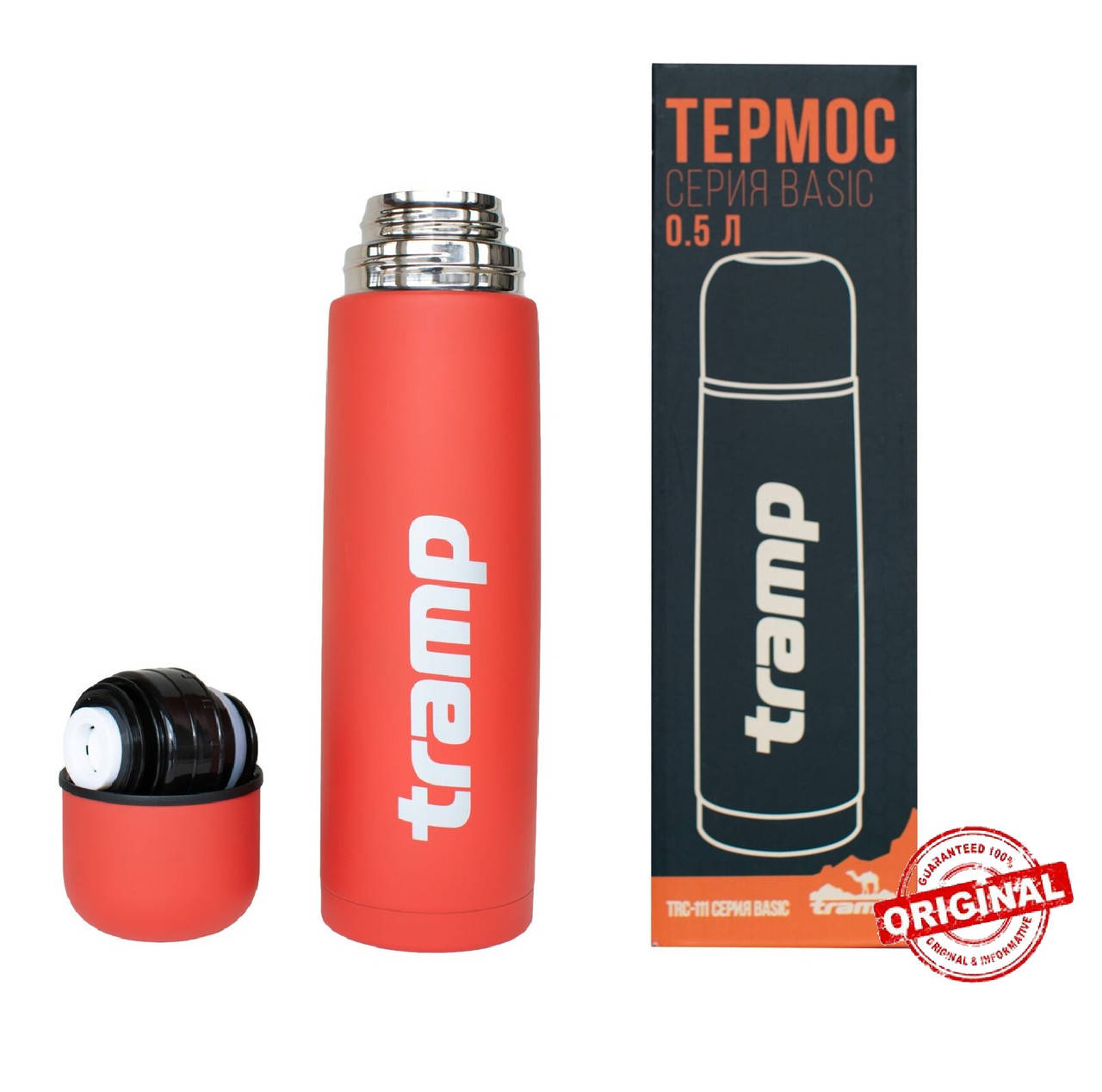 

Термос Tramp Basic красный 0,5л. TRC-111-red Термос трамп