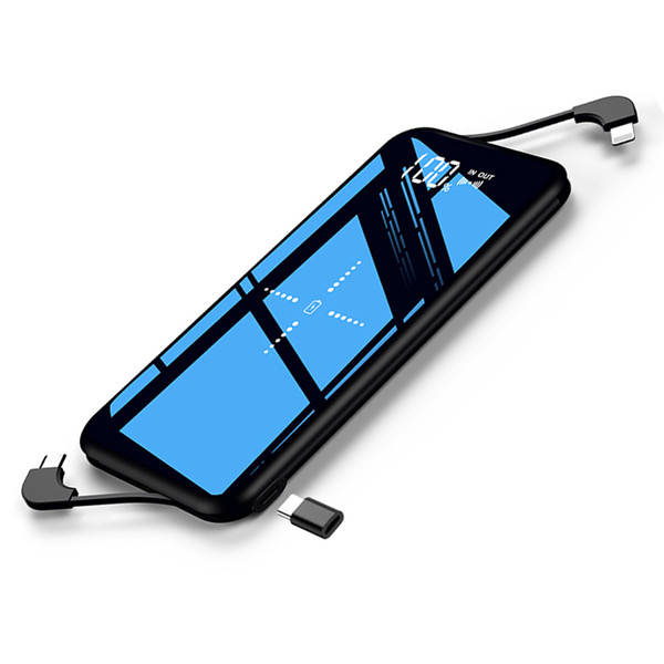 

Powerbank SkyMaxx 10 000 mAh, Black (K6 Glass)