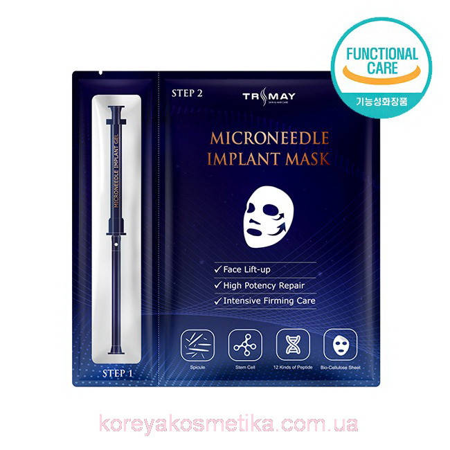 

Антивозрастная маска с микроиглами спикул Trimay Microneedle Implant Mask