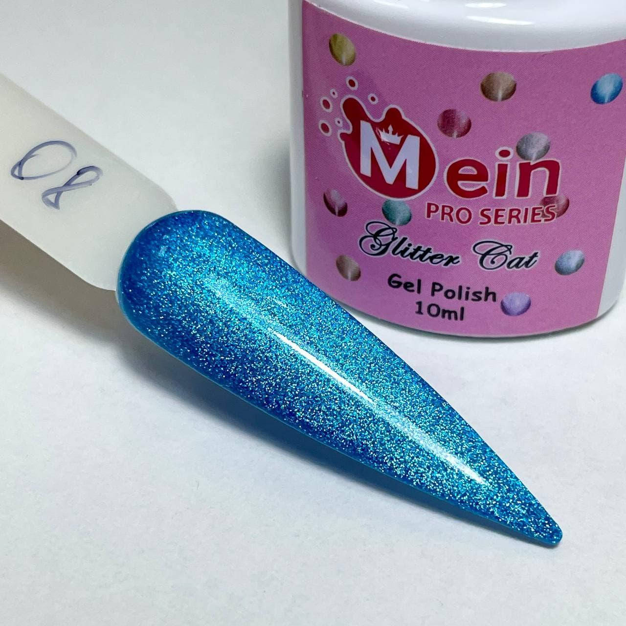 

Гель лаки Glitter Cat Mein 10 мл, № 08
