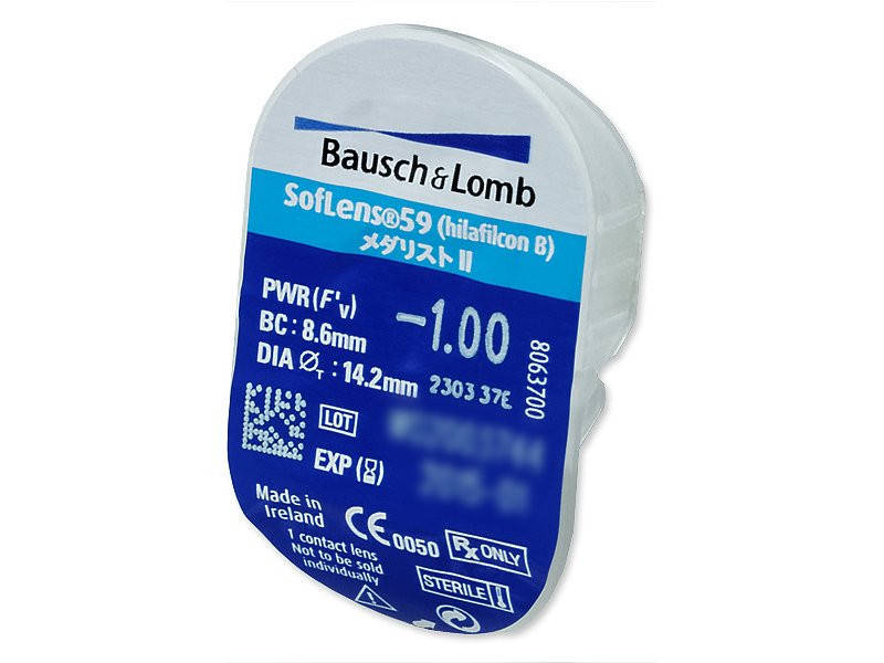 

Контактные линзы SofLens 59 1 шт (Baush+Lomb)