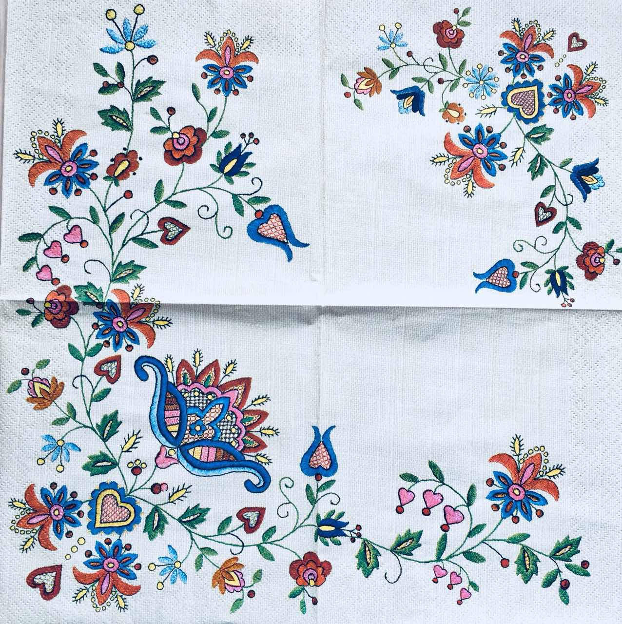 

Салфетка декупажная 33x33 см 10.1 " Удивительные цветы "