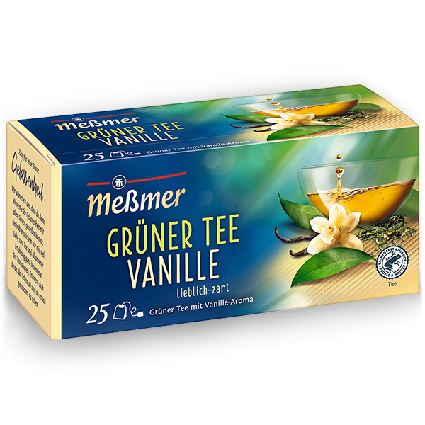 

Чай Messmer Gruner Tee Vanille Зеленый с ванилью 25s 43 g