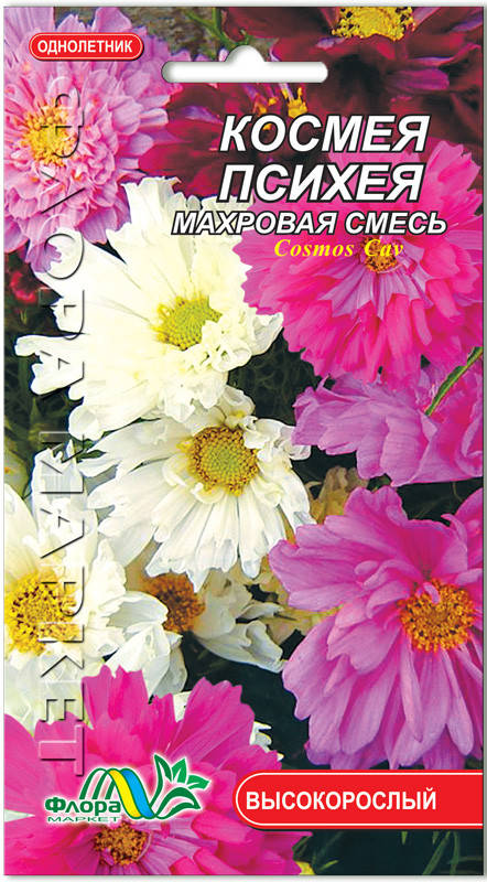 

Космея Психея махровая смесь