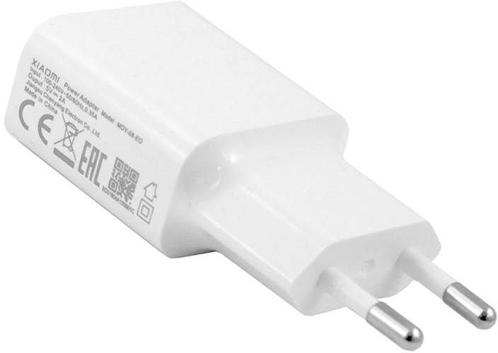 

Сетевое зарядное устройство Xiaomi 5V 2A EU (MDY-08-EO), Белый