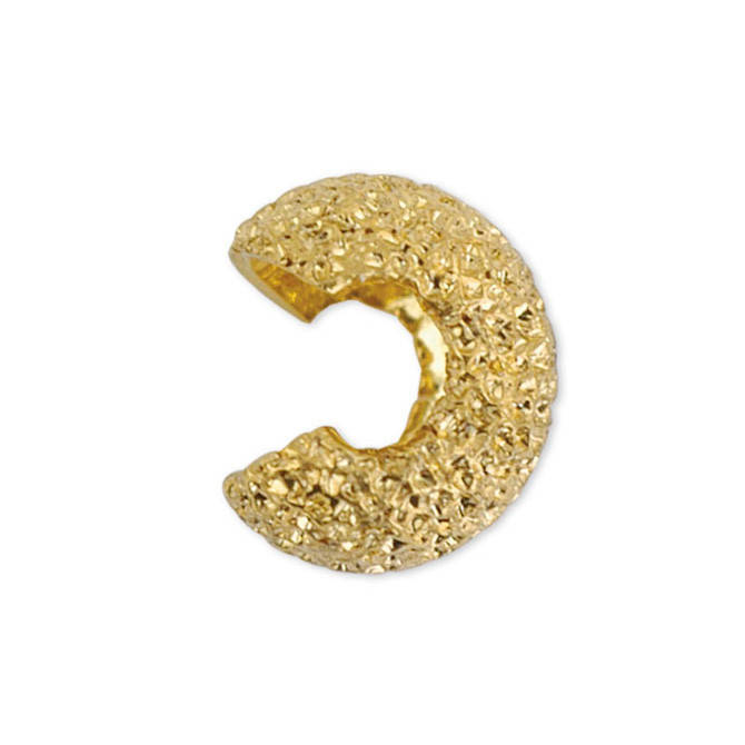 

Обжимные бусины Beadalon 4 мм, Sparkle цвет золото
