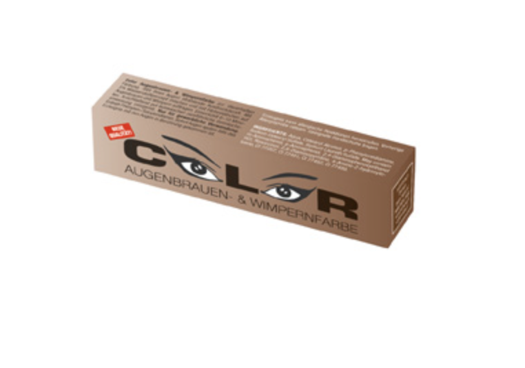 

AWF COLOR Краска для бровей и ресниц коричневая, рефектосил