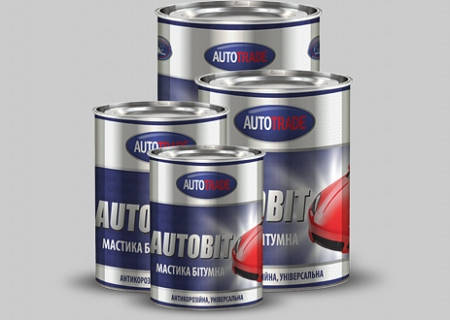 

Антикоррозийная мастика битумная Автотрейд AUTOBIT 0.8кг, Черный