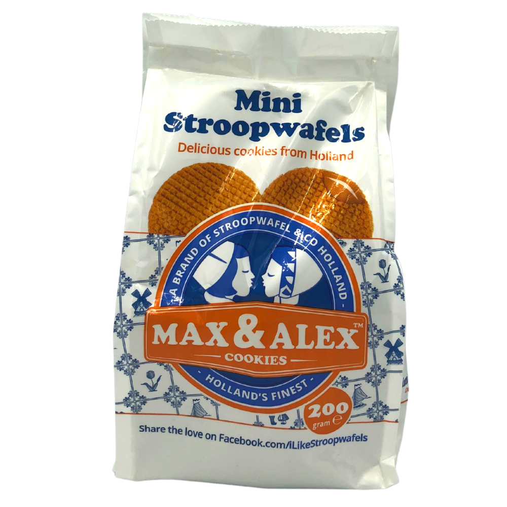 

Голландские вафли Max&Alex Mini Классические 200 г (25 шт), 12шт/ящ