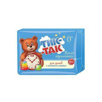 

Туалетное мыло для детей "ТИК-ТАК" с экстрактом зверобоя для нежной и чувствительной кожи 0+