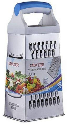 

Терка Grater 4-х гранная из нержавеющей стали, Белый