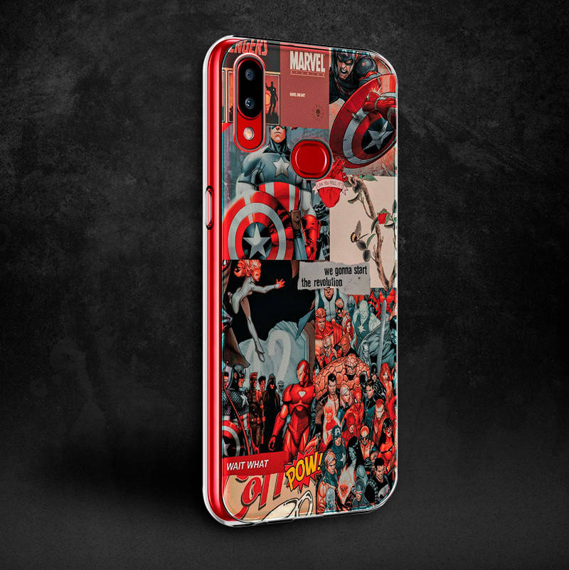 

Чехол BoxFace Samsung Galaxy A10s с принтом Marvel Comics, Прозрачный