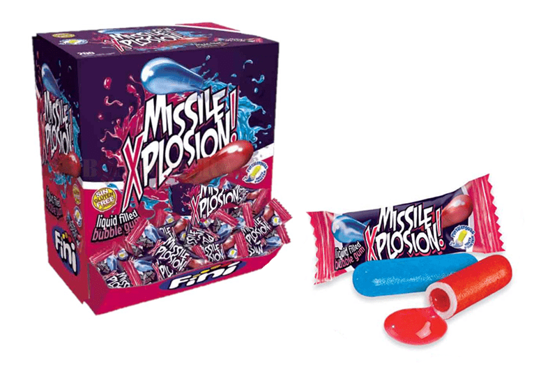 

Жувальна гумка "Missile Explosion FINI", Ракета 5 грам.