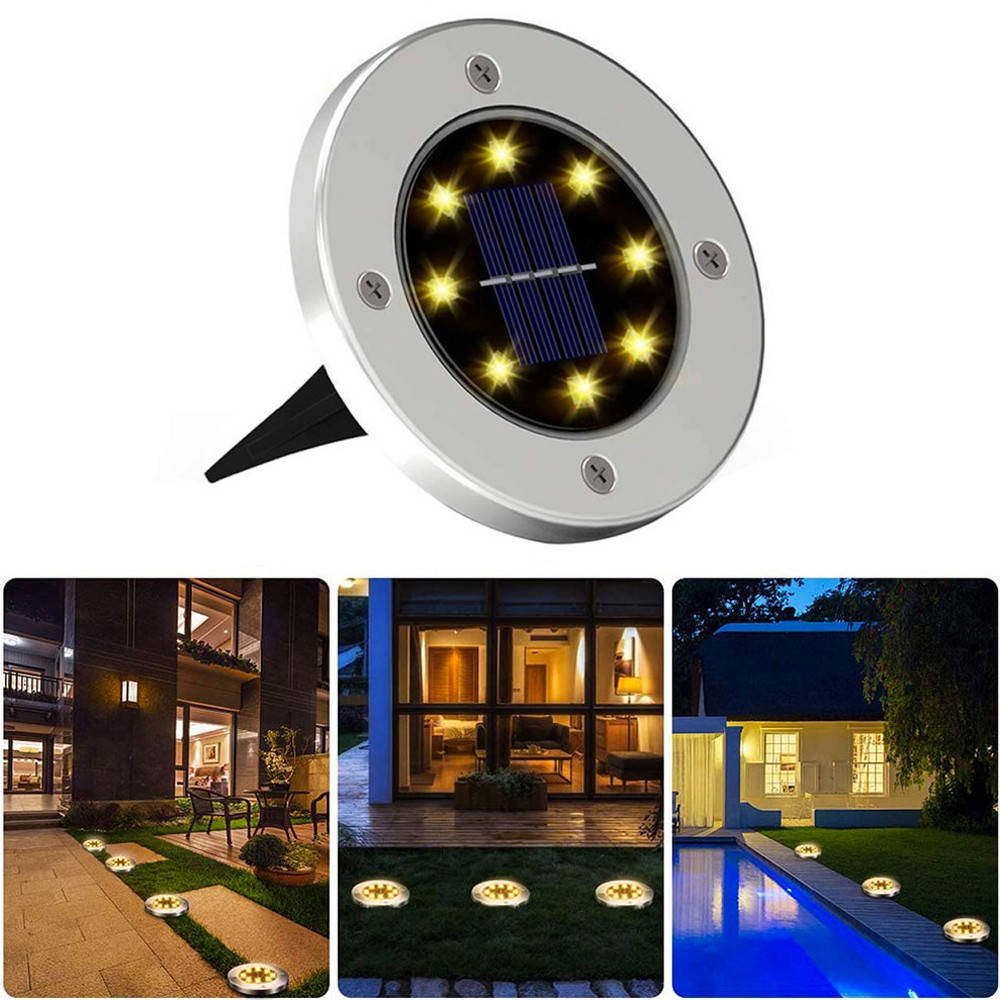 

Садовый светильник на солнечной батарее MAXI DISC LIGHT / Уличный светильник