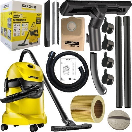 

Профессиональный пылесос Karcher WD 3 (1.629-801.0)