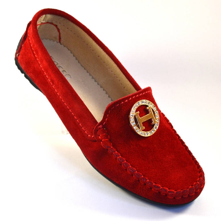 

Мокасины красные замшевые летняя женская обувь Ornella M4 O`Red by Rosso Avangard цвет "Сольферино" 25, 39