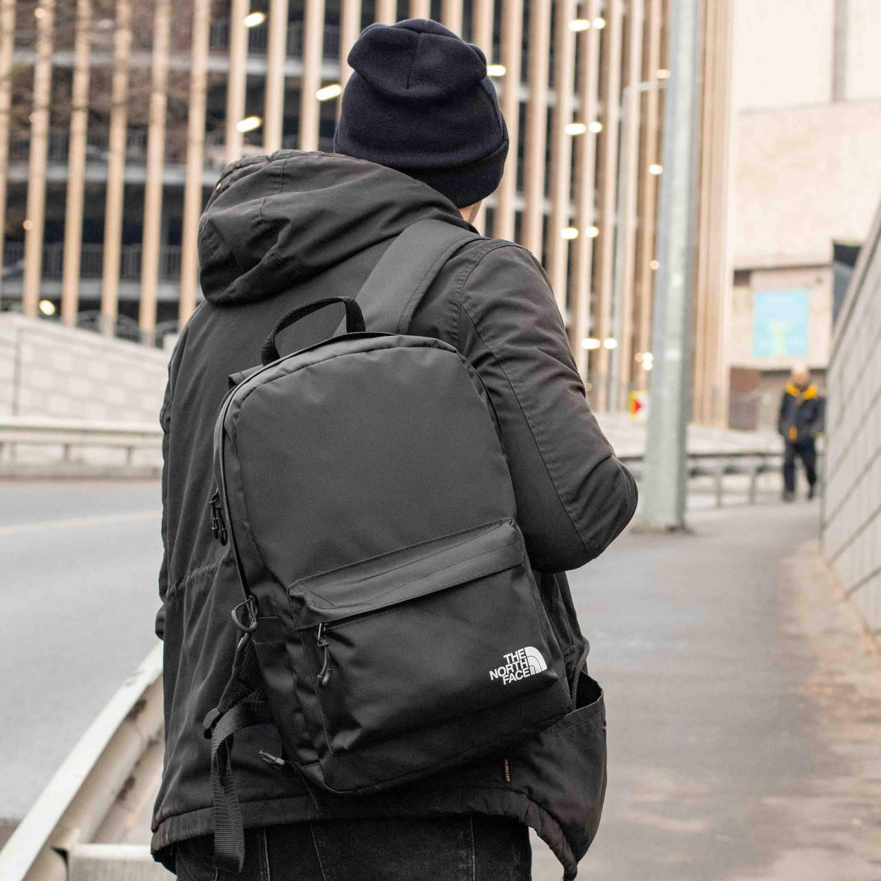 

Рюкзак мужской городской The North Face черный спортивный качественный тканевой, Рюкзак молодежные