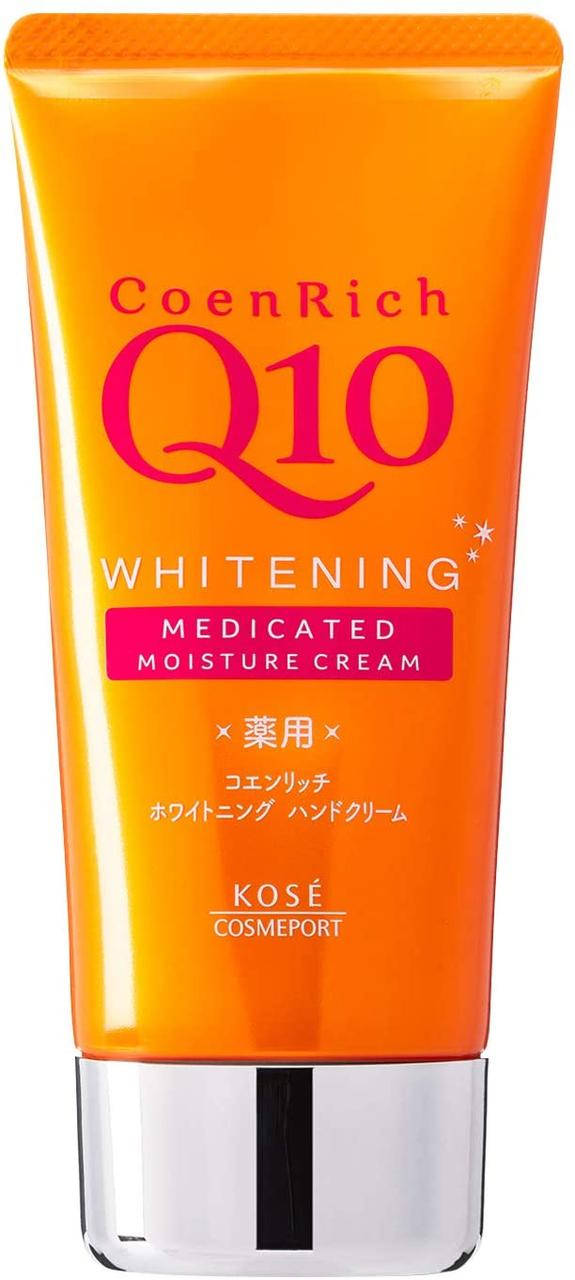 

KOSE CoenRich Q10, Medicated Лечебный отбеливающий крем для рук, 80 г