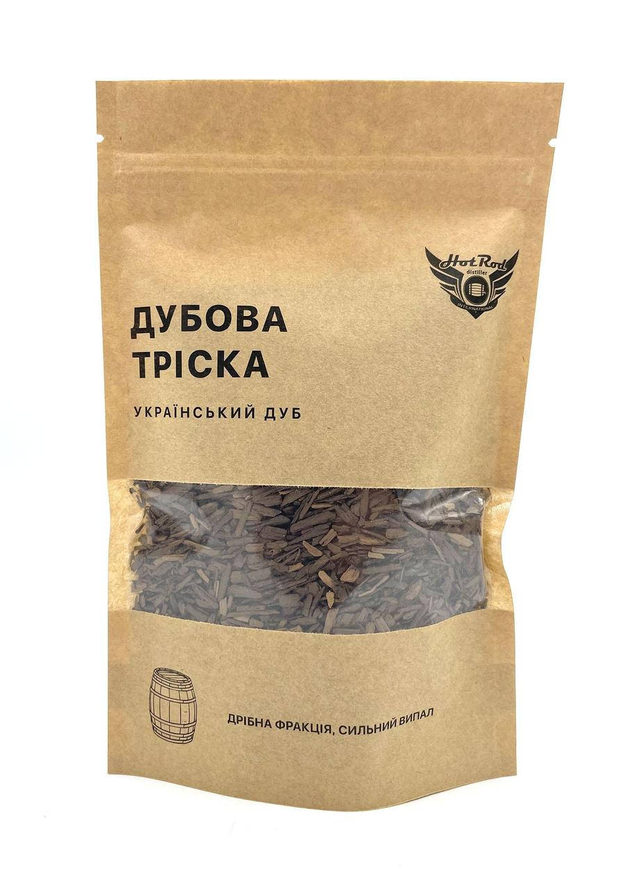 

Дубовая щепа украинский дуб мелкая фракция сильный обжиг (100 г)