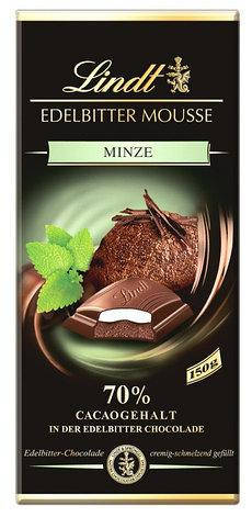 

Шоколад Lindt Edelbitter Mousse Minze 70% 150 g