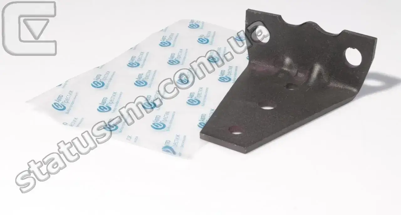 

Кронштейн стабилизатора Газель, Соболь крепления к рессоре боковой нижний старого образца усилен. (толщ.6мм)