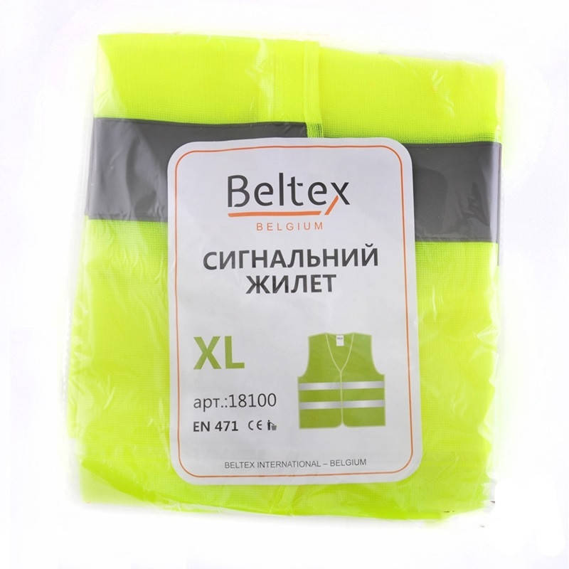 

Жилет сигнальный Beltex 18100 XL, Зелёный