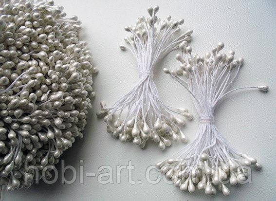 

Тичинка лакова № 8 (2-3мм), 100шт біла (ТІ-033 або 651)