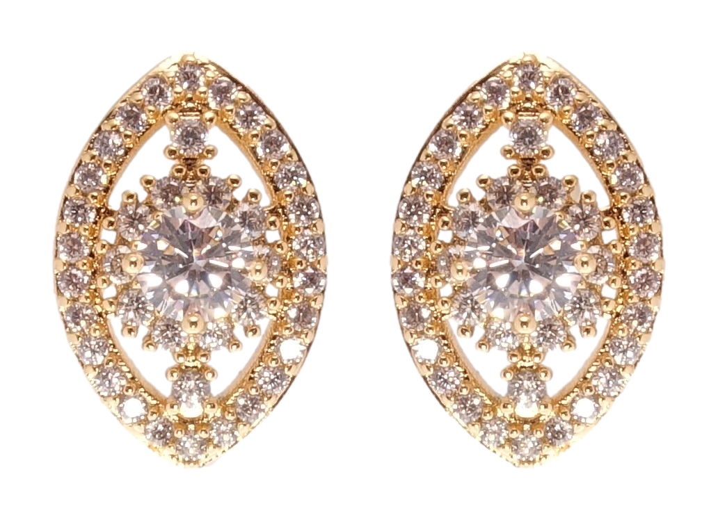 

Серьги Xuping Позолота 18K гвоздики (пусеты) "Инкрустация цирконием"