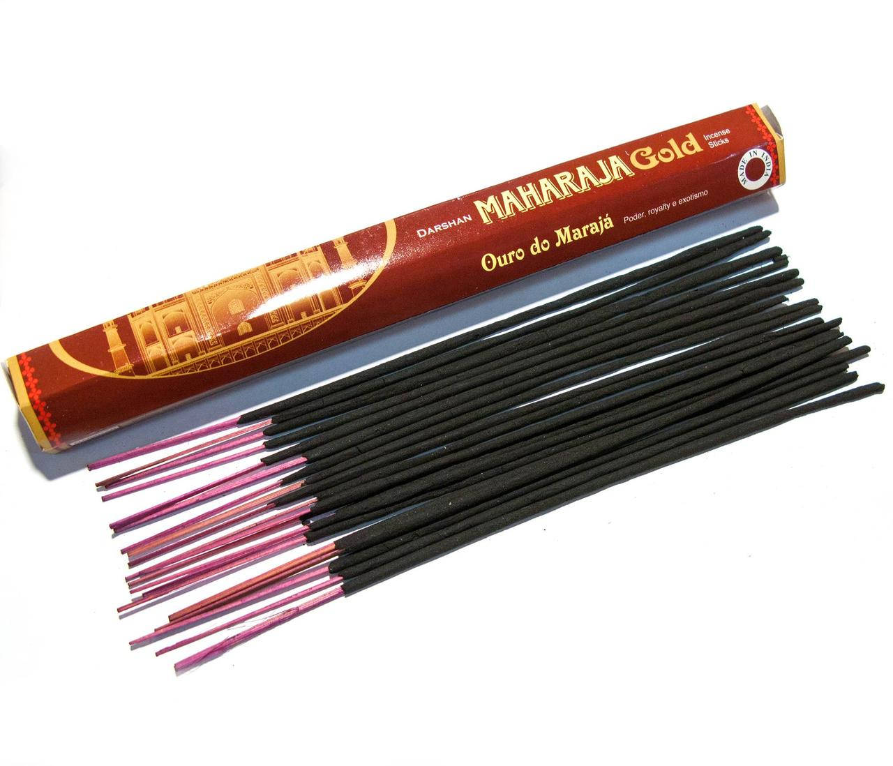 

Угольное благовоние Maharaja gold (Золото Махараджи)(Darshan)(6/уп) шестигранник