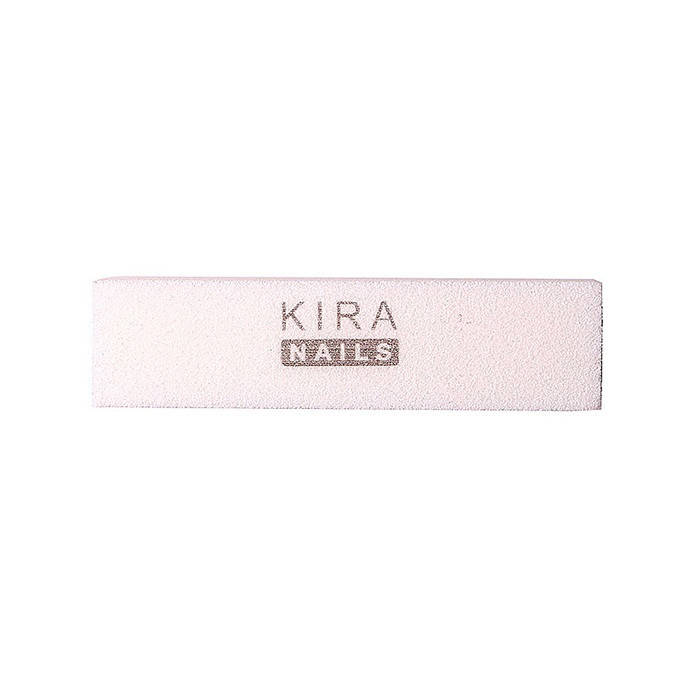 

Баф-шлифовщик Kira Nails четырехсторонний белый 100/100