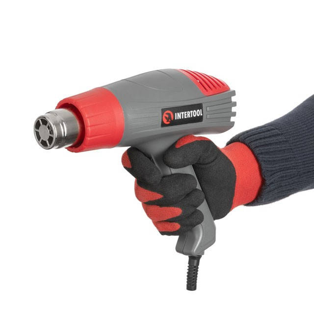 

Фен технический 2000 Вт, 2 режима, 400-600 град., 300-500 л/мин INTERTOOL DT-2416
