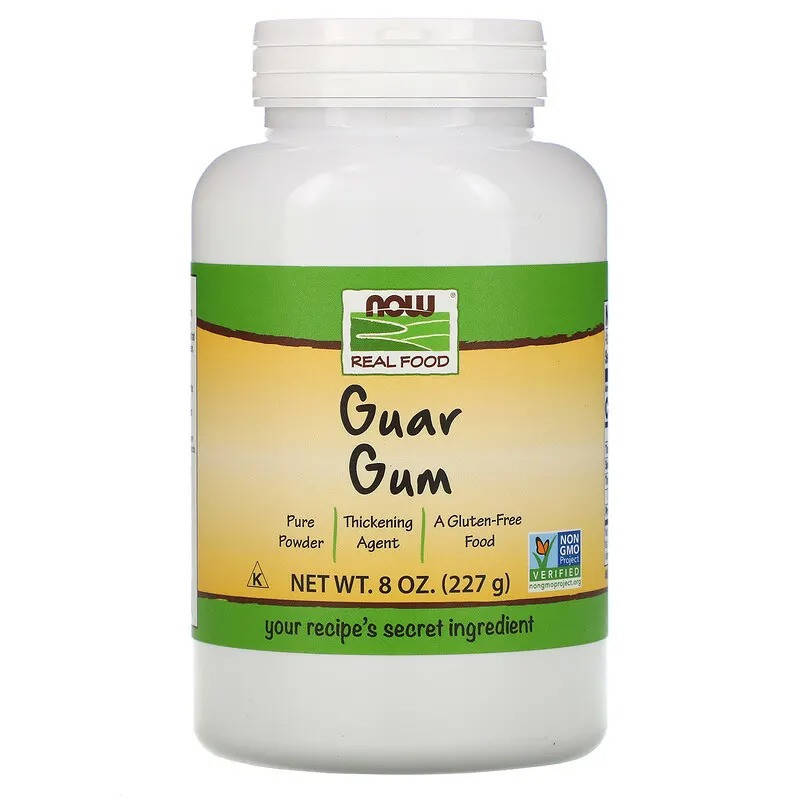 

Натуральная гуаровая камедь NOW Foods, Real Food "Guar Gum" чистая (227 г)