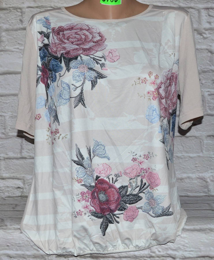 

Блузка женская полубатальная, короткий рукав, размеры 48-56 "VERJINIA" купить недорого от прямого поставщика