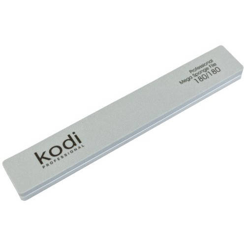 

Пилка-баф для ногтей Kodi Professional № 162 (серая) 180/180, прямоугольная